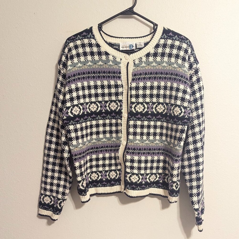Paul Harris Design  Cardigan Sweater Size Small